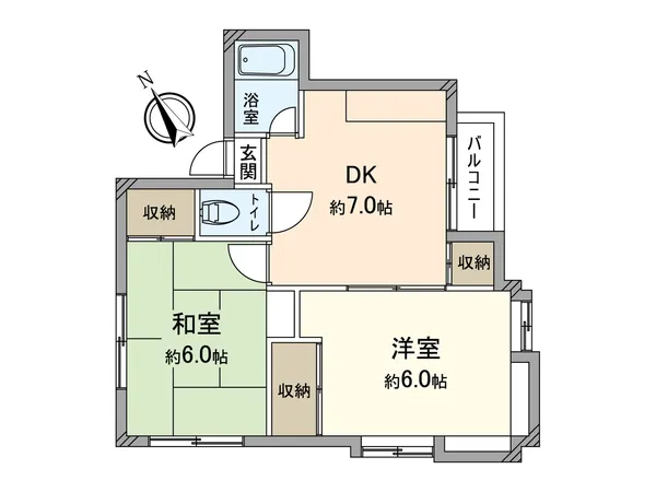 間取図 参考間取図201号室