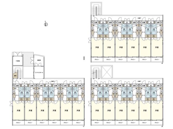 マルカージュ柏 間取図(平面図) マルカージュ柏 間取図(平面図)