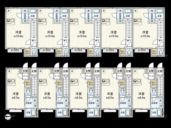ヴィッラホーム参番館 間取図(平面図) ヴィッラホーム参番館 間取図(平面図)