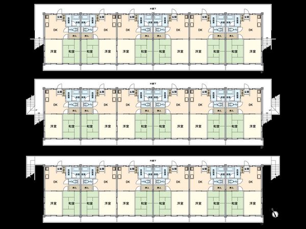 コロニアル誉田 間取図(平面図) 間取図(平面図)