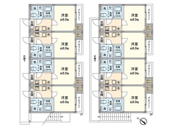 オーサムエクシード 間取図(平面図) オーサムエクシード 間取図(平面図)