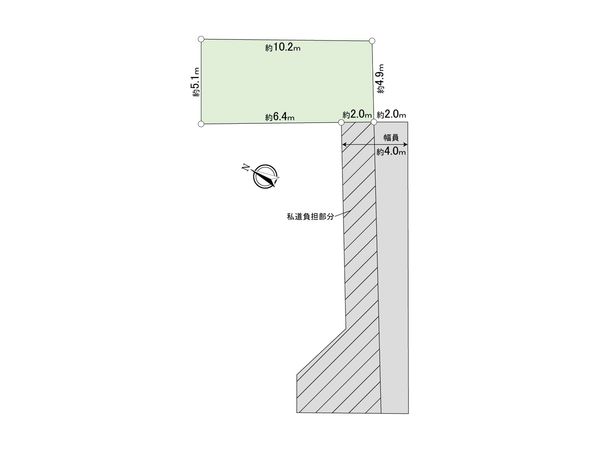 大田区上池台3丁目古家付き土地 区画図 大田区上池台3丁目古家付き土地 区画図