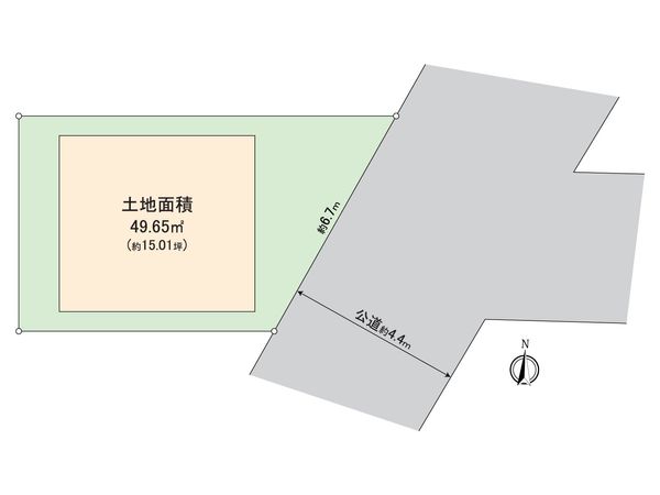 大田区石川町1丁目 戸建 間取図(平面図) 大田区石川町1丁目 戸建 間取図(平面図)