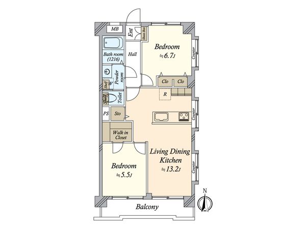 馬込ヒミコマンション 間取図(平面図) 馬込ヒミコマンション 間取図(平面図)