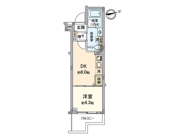 リヴシティ北馬込 間取図(平面図)