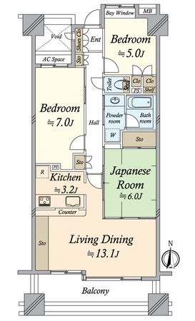 間取図(平面図)