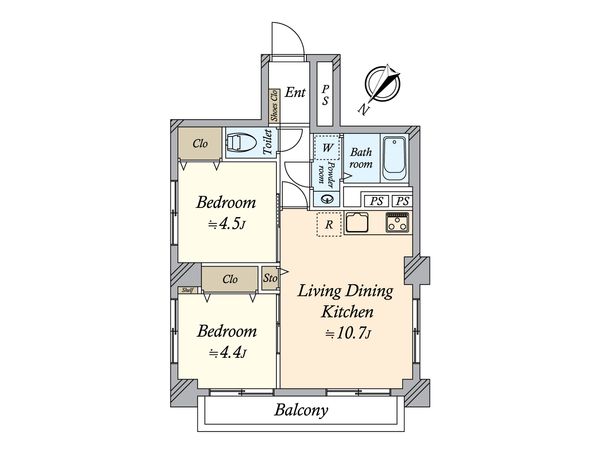 旗の台サマリヤマンション 間取図(平面図) 旗の台サマリヤマンション 間取図(平面図)