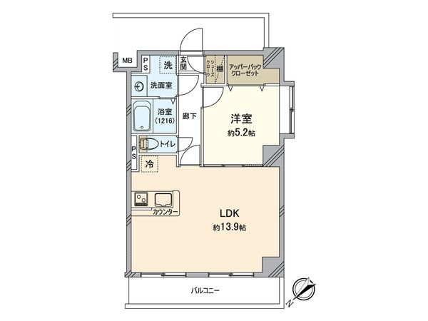 レグラス荏原中延 間取図(平面図) レグラス荏原中延 間取図(平面図)