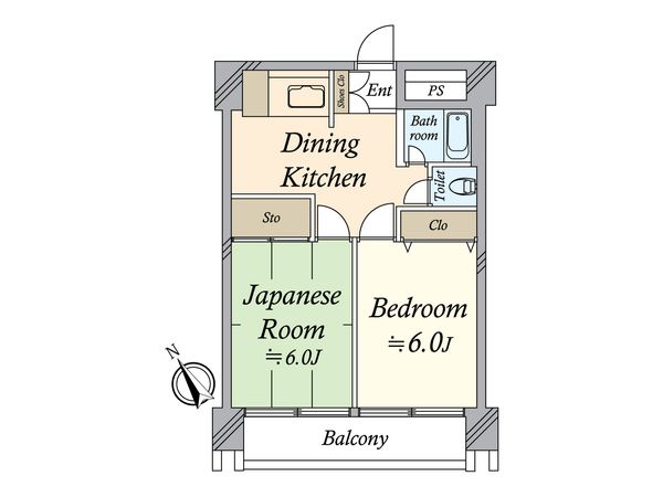 レイクヒル長原 間取図(平面図)