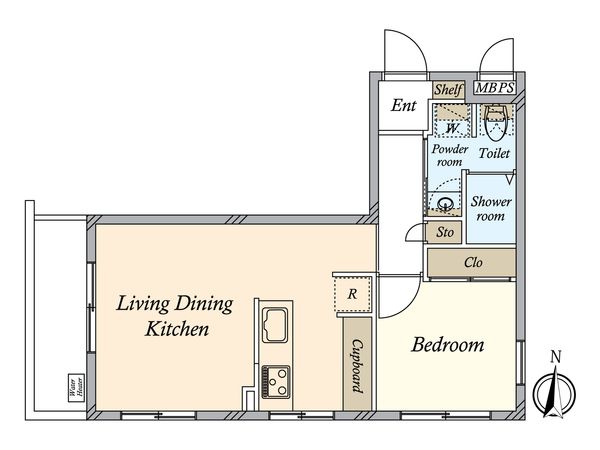 日神パレス中延 間取図(平面図)
