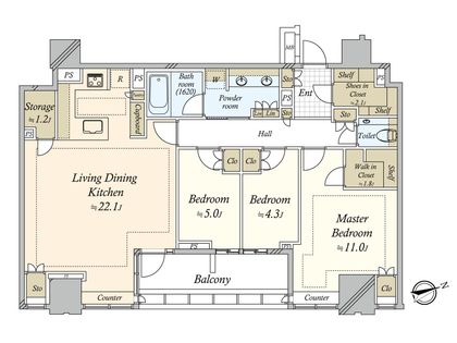 間取図(平面図)