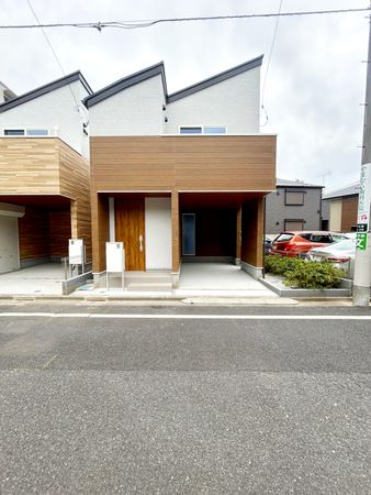 杉並区下井草3丁目 新築戸建 3号棟 前面道路含む外観 杉並区下井草3丁目 新築戸建 3号棟 前面道路含む外観