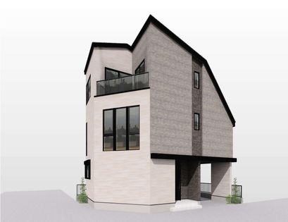 杉並区桃井3丁目 新築戸建 外観パース図