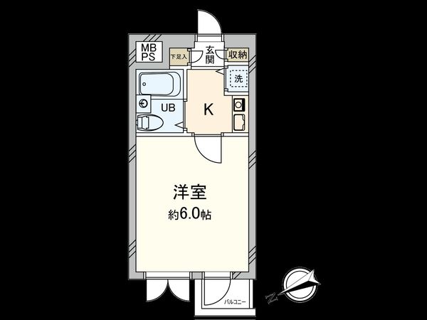 新高円寺ダイカンプラザシティ 間取図(平面図)