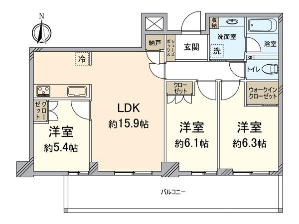 グランドメゾン新梅田タワー 間取図(平面図)