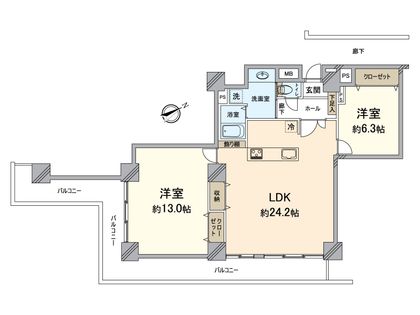 間取図(平面図) 間取図(平面図)