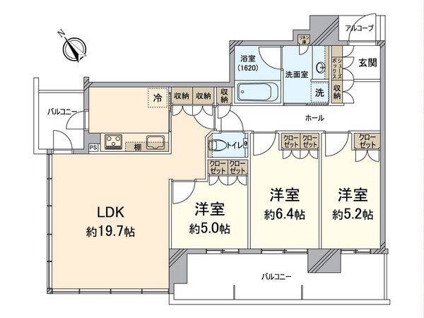 ザ・パークハウス中之島タワー 間取図(平面図) 間取図(平面図)
