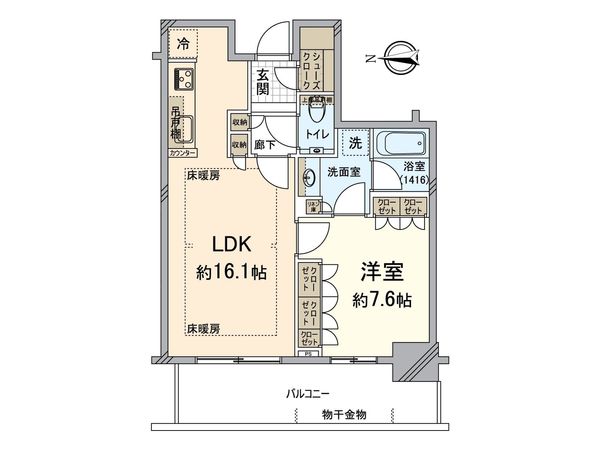グランドメゾン新梅田タワーTHE CLUB RESIDENCE 間取図(平面図)