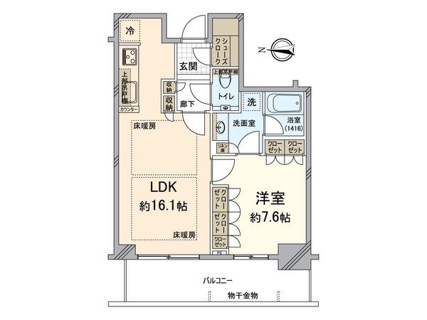 グランドメゾン新梅田タワーTHE CLUB RESIDENCE 間取図(平面図) 間取図(平面図)