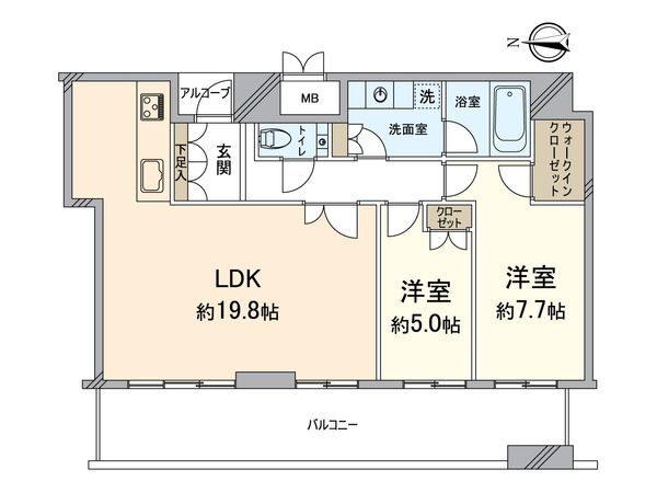 ローレルタワーサンクタス梅田 間取図(平面図) 間取図(平面図)