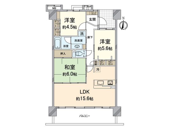 ルネパークオアシス 間取図(平面図) ルネパークオアシス 間取図(平面図)