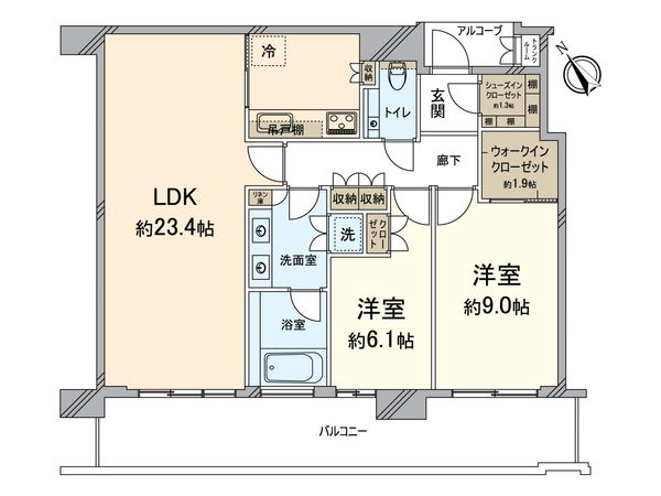 ザ・パークハウス中之島タワー 間取図(平面図) 間取図(平面図)