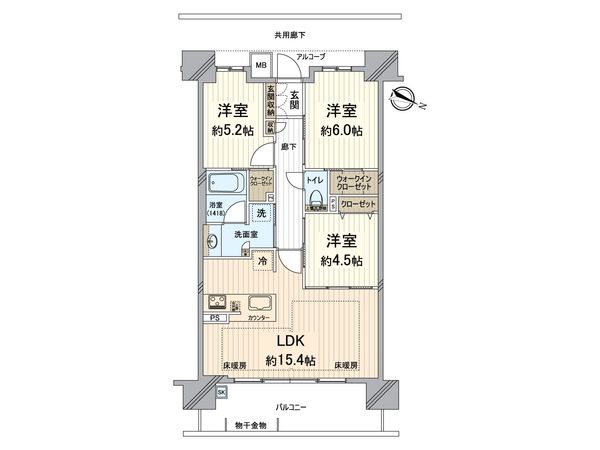 ハルモシティ 間取図(平面図) ハルモシティ 間取図(平面図)