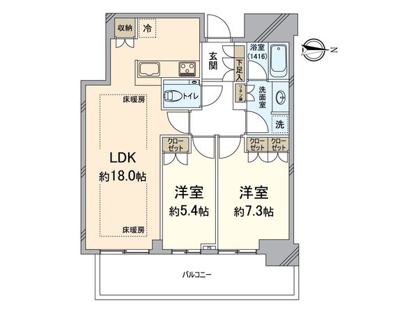 グランドメゾン新梅田タワーTHE CLUB RESIDENCE 間取図(平面図)