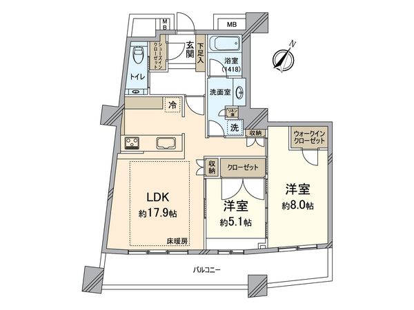 ザ・タワー大阪 間取図(平面図) 間取図(平面図)