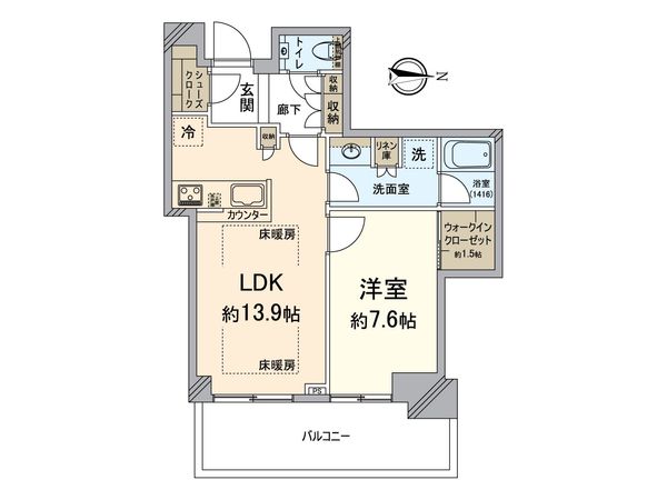 グランドメゾン新梅田タワーTHE CLUB RESIDENCE 間取図(平面図)