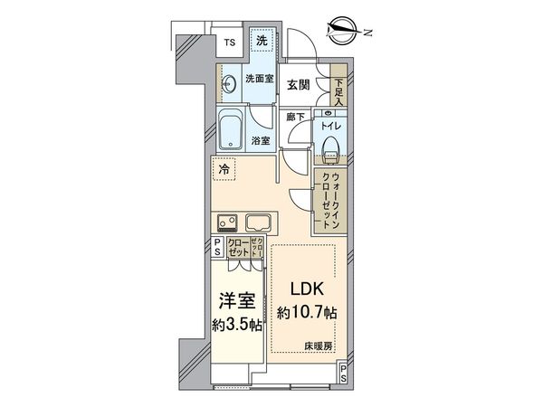 Brillia Tower堂島 間取図(平面図)