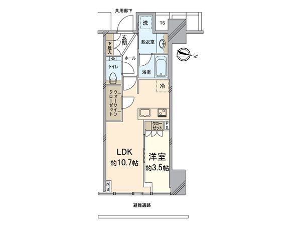 Brillia Tower堂島 間取図(平面図)
