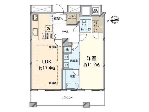 ザ・タワー大阪 間取図(平面図)