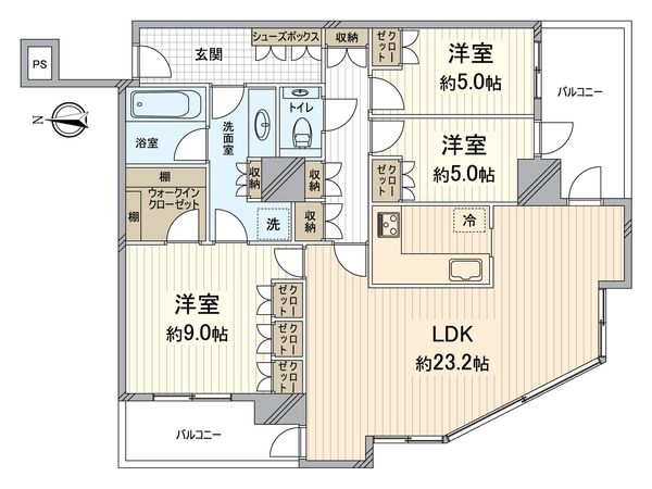 グランフロント大阪オーナーズタワー 間取図(平面図) 間取図(平面図)