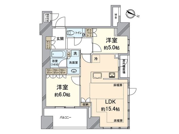 ザ・パークハウス大阪梅田タワー 間取図(平面図) 間取図(平面図)