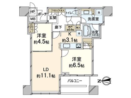 間取図(平面図)