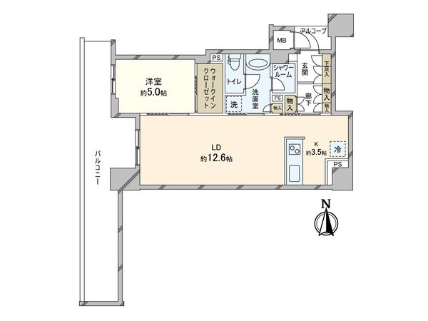ジオタワー堺筋本町 間取図(平面図) ジオタワー堺筋本町 間取図(平面図)