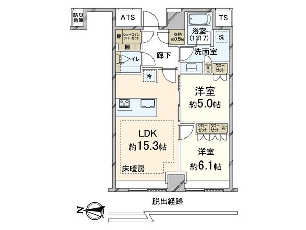 Brillia Tower堂島 間取図(平面図) Brillia Tower堂島 間取図(平面図)