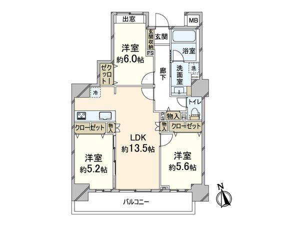 プラネルネスプリングスタワー大阪 間取図(平面図) 間取図(平面図)