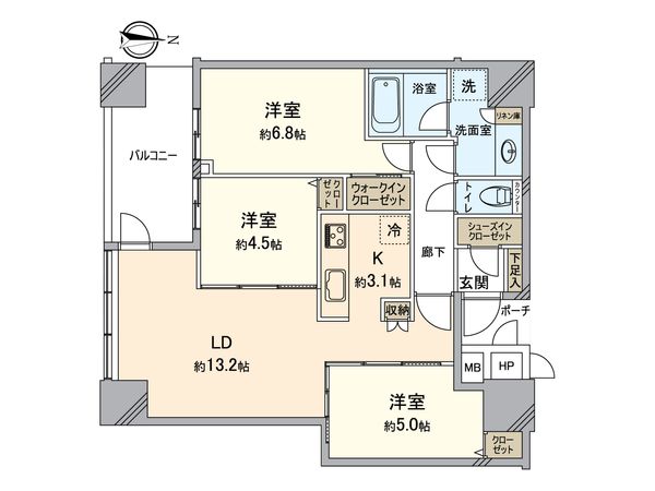 シティタワー大阪天満 間取図(平面図) 間取図(平面図)