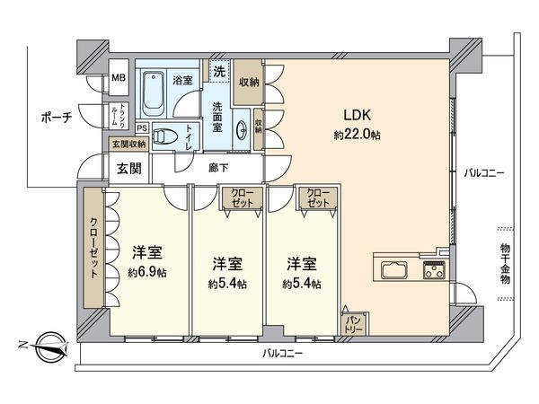 ネバーランド新梅田 間取図(平面図) ネバーランド新梅田 間取図(平面図)
