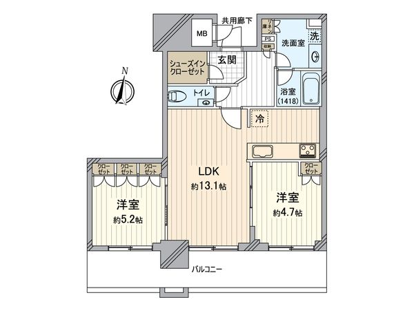 ブランズタワー梅田North 間取図(平面図) 間取図(平面図)