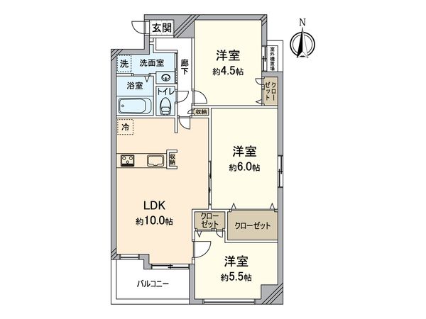 パラツィーナセシリア天満 間取図(平面図) 間取図(平面図)