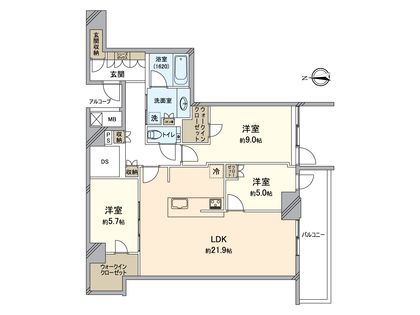 間取図(平面図)