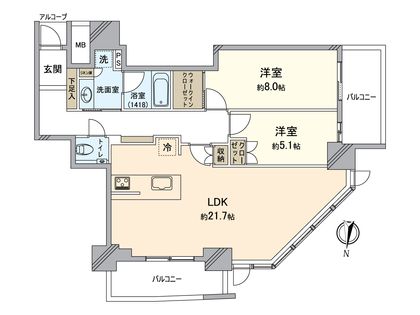 間取図(平面図)