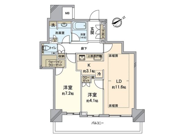 ザ・セントラルマークタワー 間取図(平面図) 間取図(平面図)