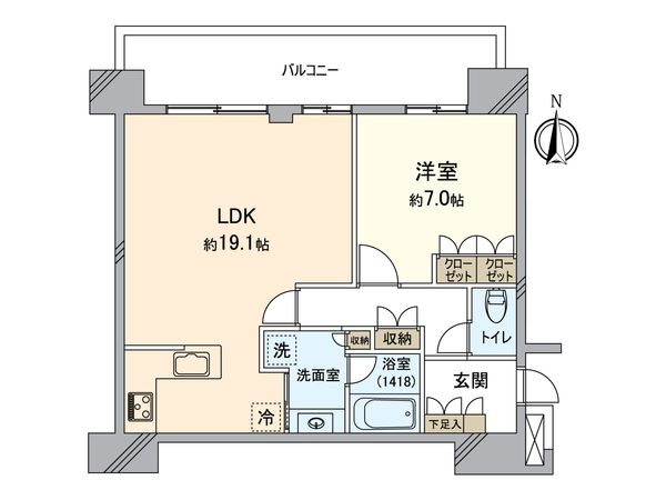 ヴィークタワー南堀江 間取図(平面図) ヴィークタワー南堀江 間取図(平面図)