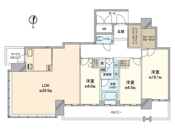 MJR堺筋本町タワー 間取図(平面図)
