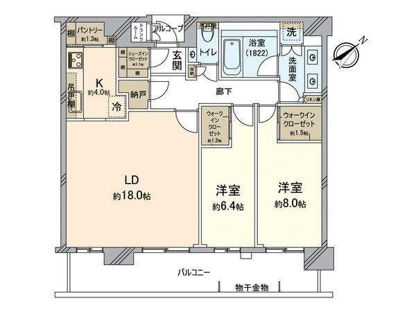 ザ・パークハウス中之島タワー 間取図(平面図)