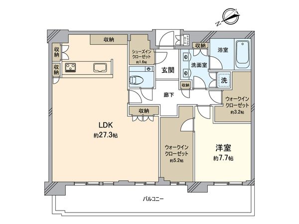ザ・パークハウス中之島タワー 間取図(平面図)